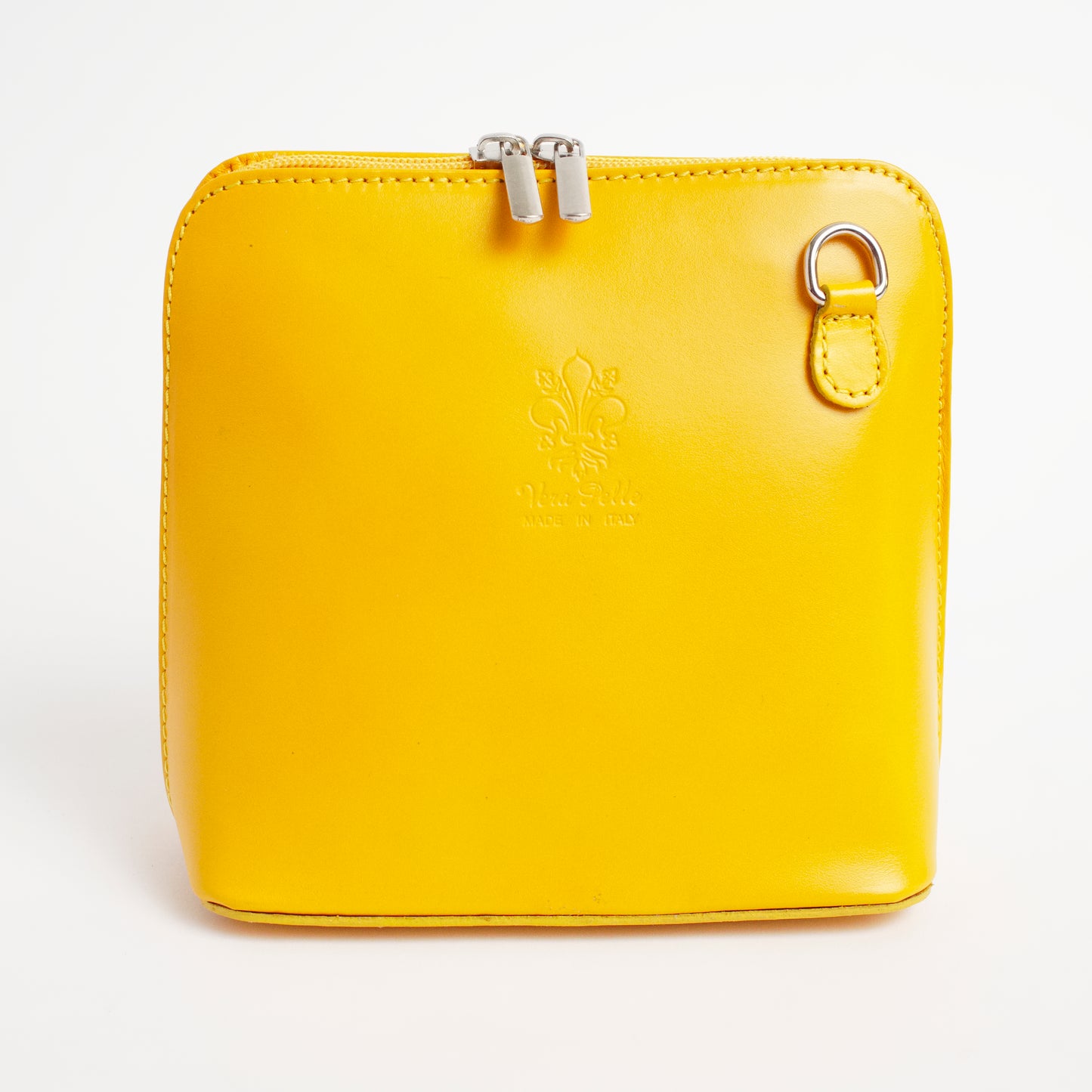 Artimino Yellow Crossbody Bag Italian Leather Solo Perché