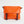 Load image into Gallery viewer, Cannara Orange Italian Leather Shoulder Tote Solo Perché Bag

