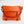 Load image into Gallery viewer, Cannara Orange Italian Leather Shoulder Tote Solo Perché Bag
