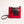 Load image into Gallery viewer, Cascino Red Black Italian Leather Cross Body Bag Solo Perché Bags
