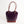 Load image into Gallery viewer, Radda Purple Brown Italian Leather Shoulder Backpack Solo Perché Bags
