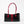 Load image into Gallery viewer, Rimini Black Red Italian Leather Shoulder Tote Solo Perché Bags
