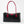 Load image into Gallery viewer, Rimini Black Red Italian Leather Shoulder Tote Solo Perché Bags
