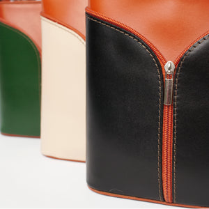 Uzzano Close Up Italian Leather Cross Body Bag Solo Perché Bags